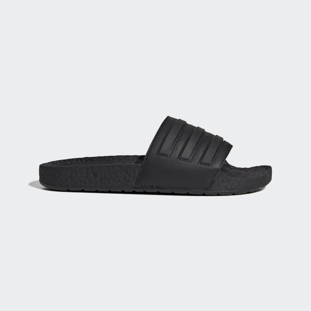 Adidas Men's Adilette Boost Slides Black/Black Ireland EH2256